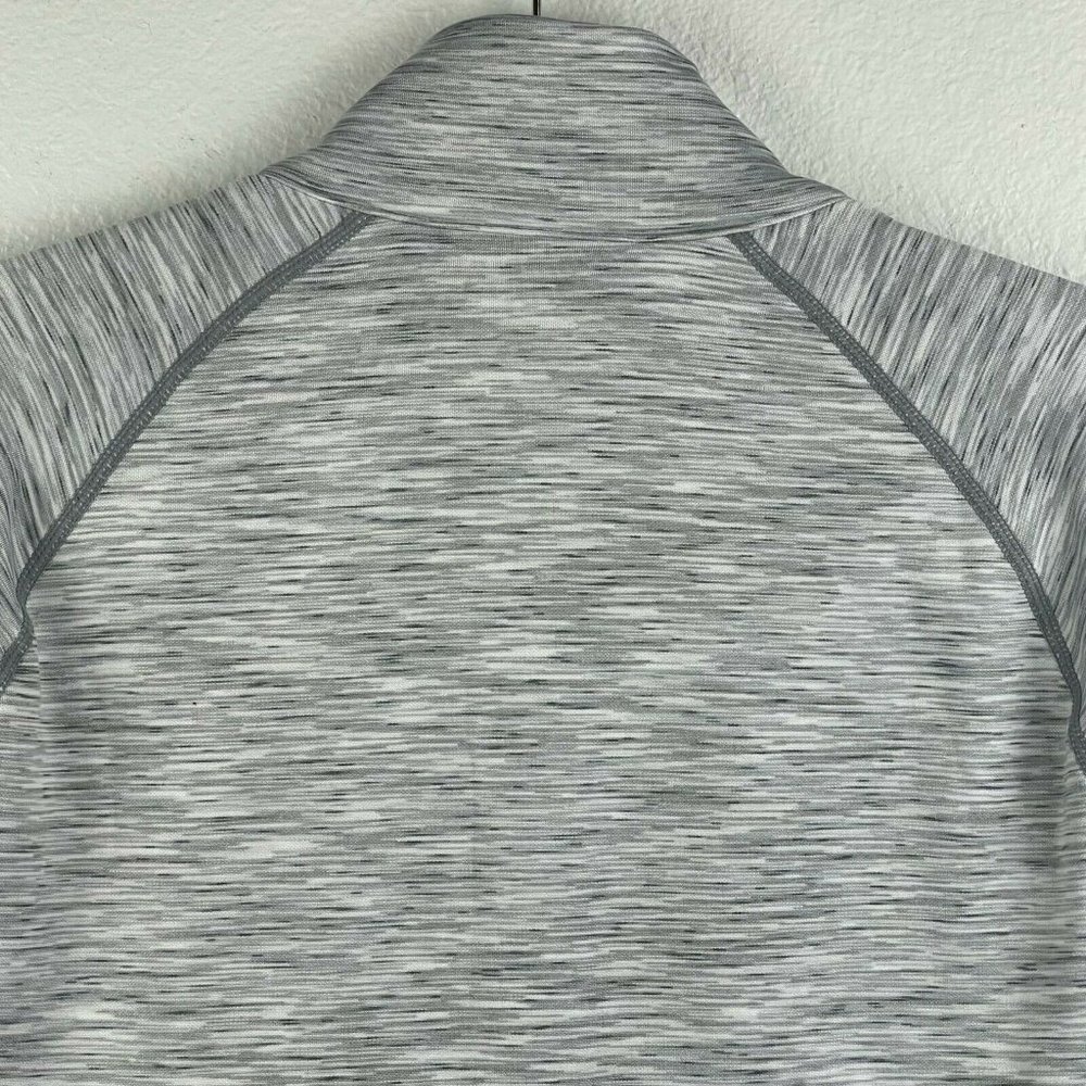 Gap Fit Jacket Women's Size M Full Zip Long Sleeve Athletic Track Heather Gray - Picture 5 of 12